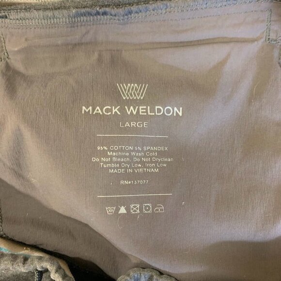 Mack Weldon Men's Cotton Slash Pocket Tapered Elastic Waist Drawstring Size L - Picture 9 of 15